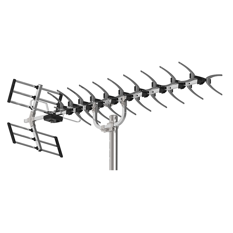 High gain low noise 100 mile easy to operate TV outdoor antenna HD-13EJD2