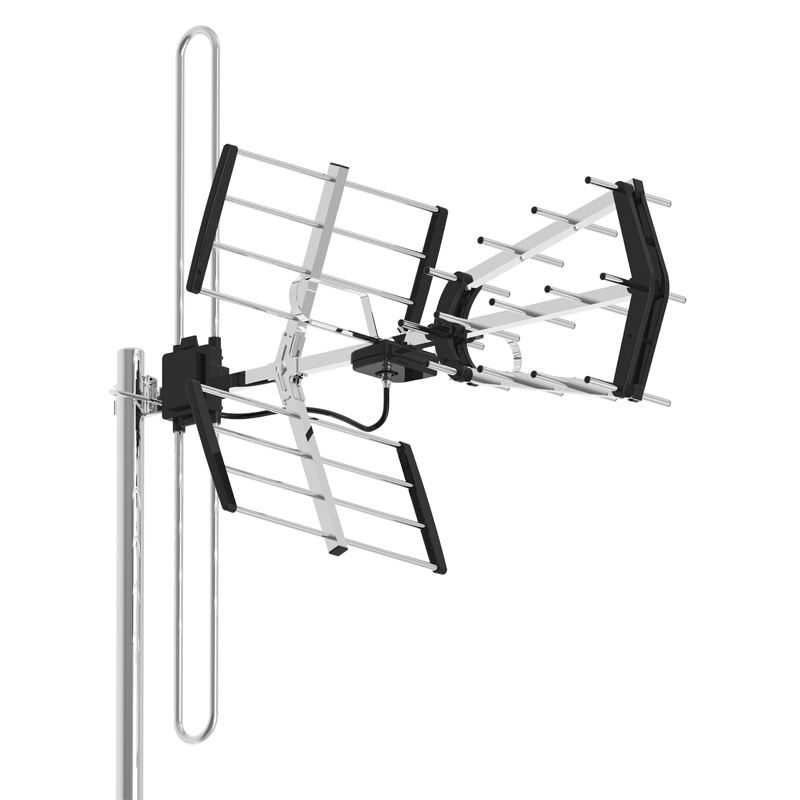 Antena de TV pasiva exterior VHF y UHF, Dvb-T2Antenas de televisión HDa HD-16BJUV